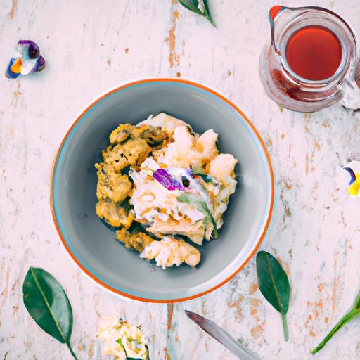 Sommersalat med Laks og Rosévin