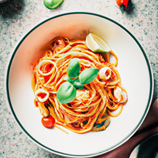 Spaghetti med Hernerouhekastike