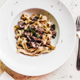 Tagliatelle ai Funghi Porcini - Italian Mushroom Pasta