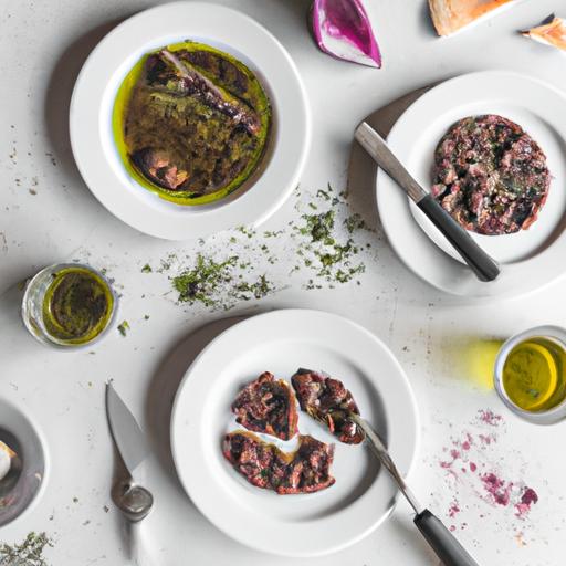 Tapenade med olivenpasta på brød