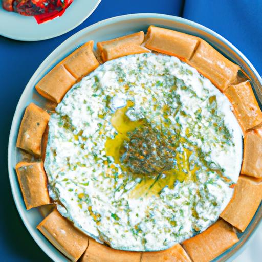 Tzatziki-kastike till köttfärslimpa