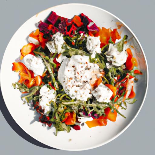 Upea salat med avokado og granatæble