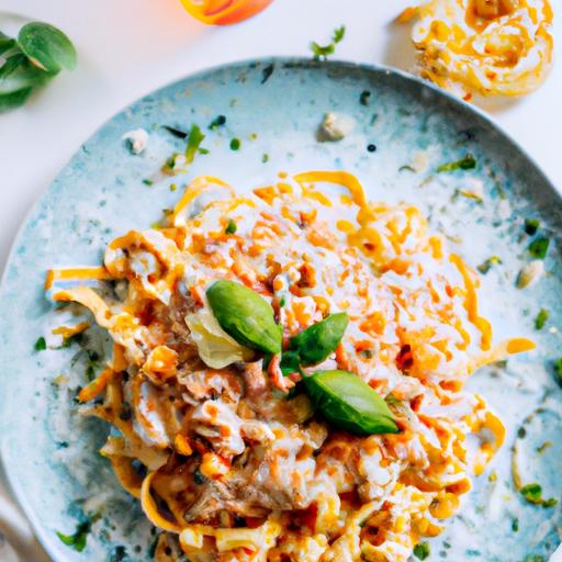 Zucchini Spaghetti with Coconut Sauce