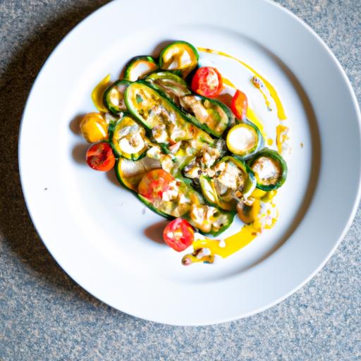 Zucchini-tomatsalat